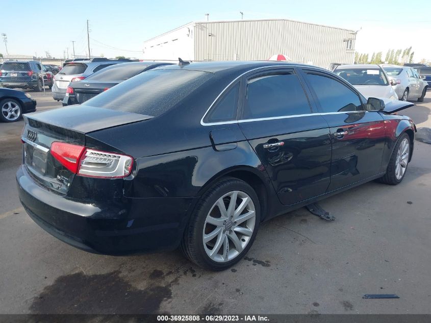 2013 AUDI A4 PREMIUM PLUS - WAUFFAFL9DN004070