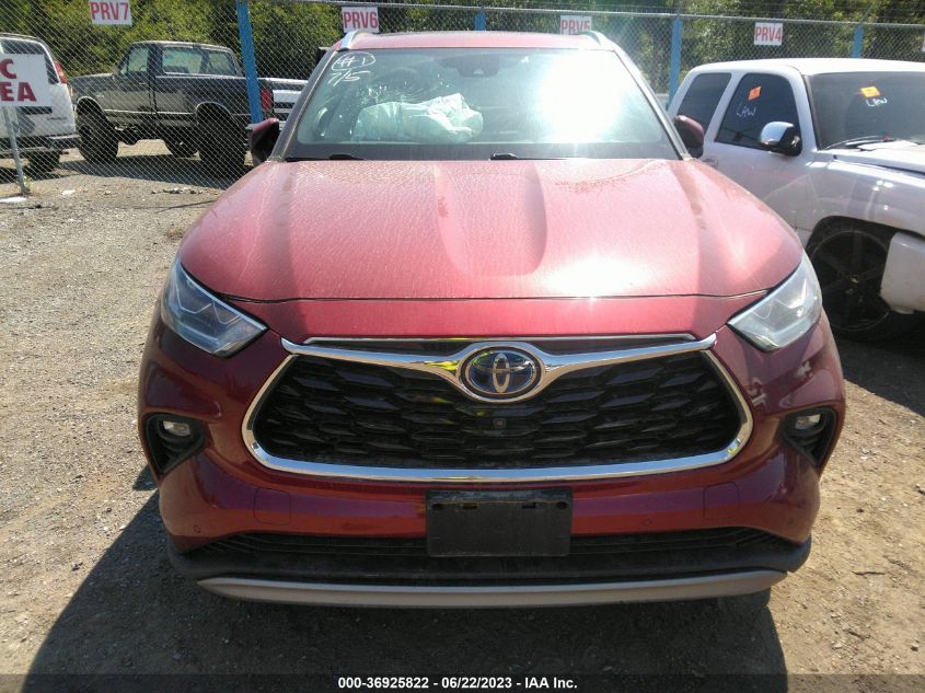 2021 TOYOTA HIGHLANDER HYBRID PLATINUM - 5TDEBRCH5MS024545