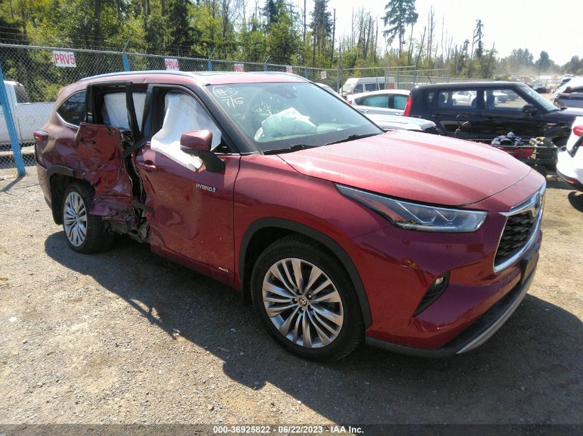 2021 TOYOTA HIGHLANDER HYBRID PLATINUM - 5TDEBRCH5MS024545