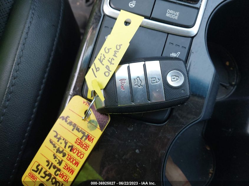 2016 KIA OPTIMA EX - 5XXGU4L31GG090073