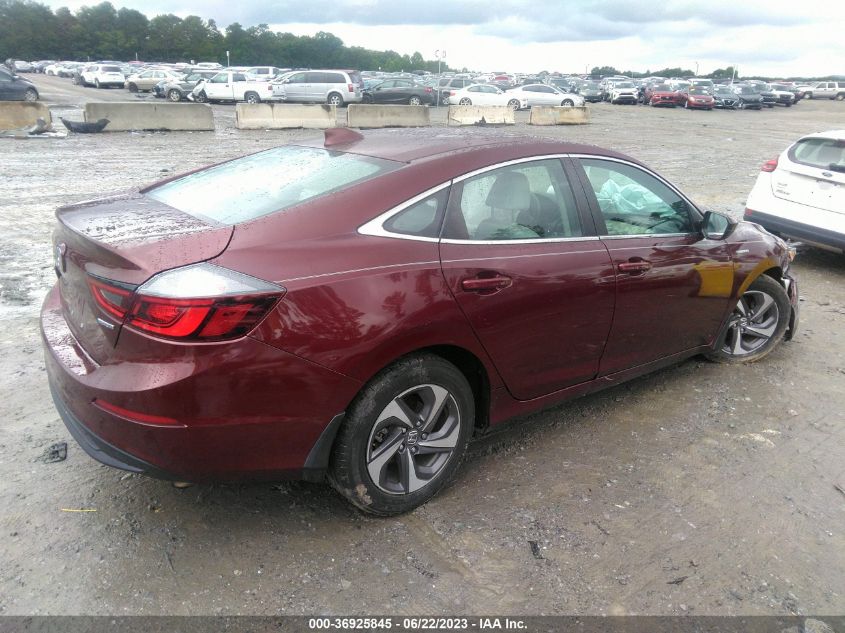 2019 HONDA INSIGHT LX 19XZE4F1XKE019732