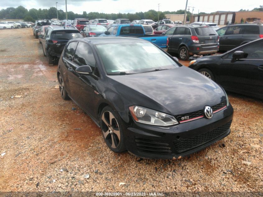 2016 VOLKSWAGEN GOLF GTI S - 3VWYT7AU4GM037268