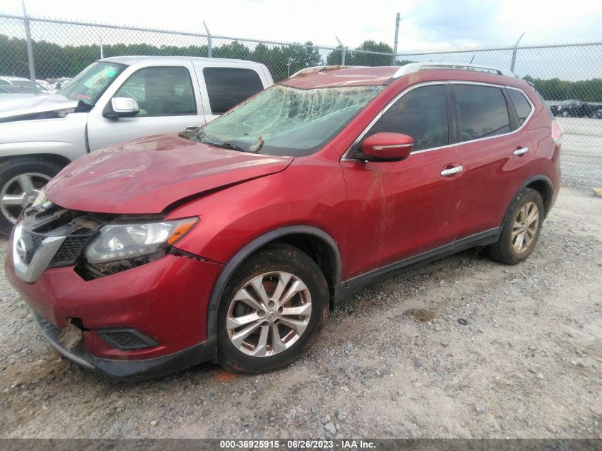 2015 NISSAN ROGUE S/SL/SV - KNMAT2MTXFP571684