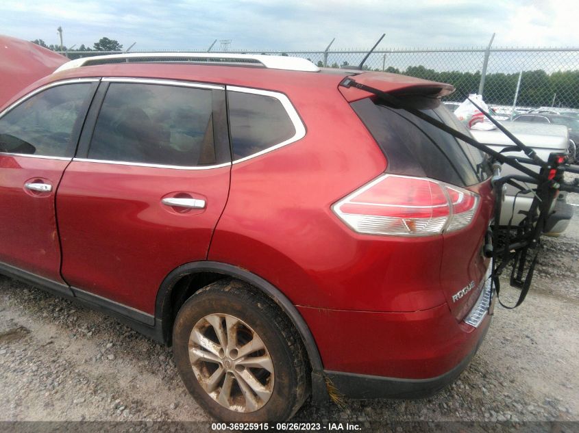 2015 NISSAN ROGUE S/SL/SV - KNMAT2MTXFP571684