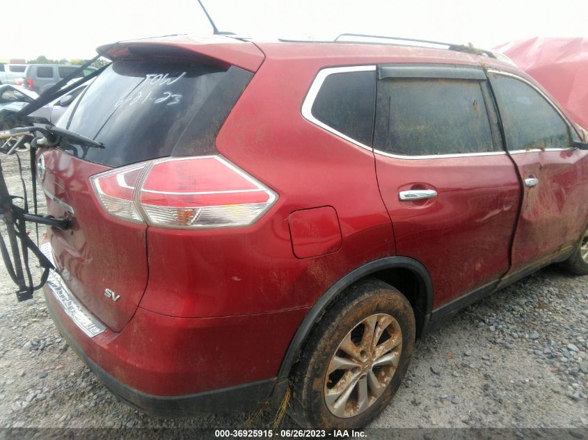 2015 NISSAN ROGUE S/SL/SV - KNMAT2MTXFP571684
