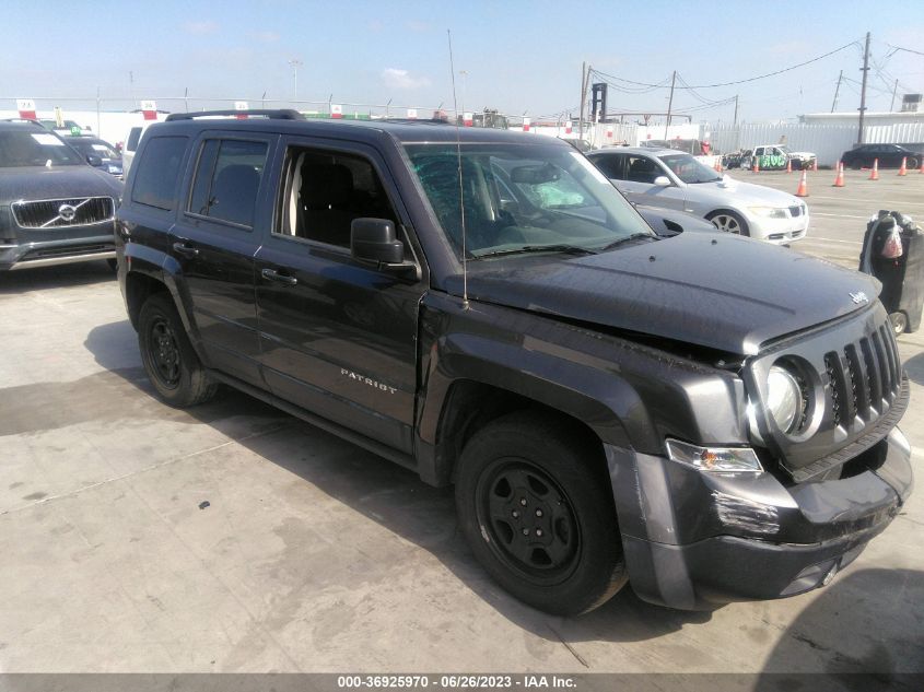 2017 JEEP PATRIOT SPORT - 1C4NJPBA0HD120757