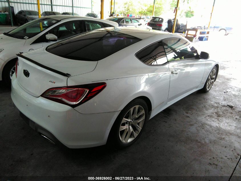 2014 HYUNDAI GENESIS COUPE 2.0T PREMIUM KMHHT6KDXEU120803