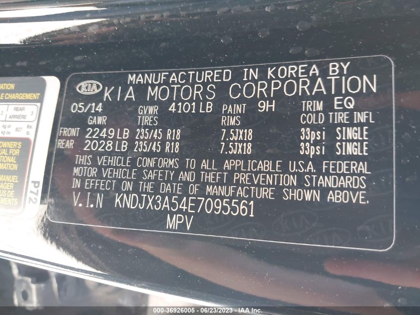 2014 KIA SOUL ! - KNDJX3A54E7095561