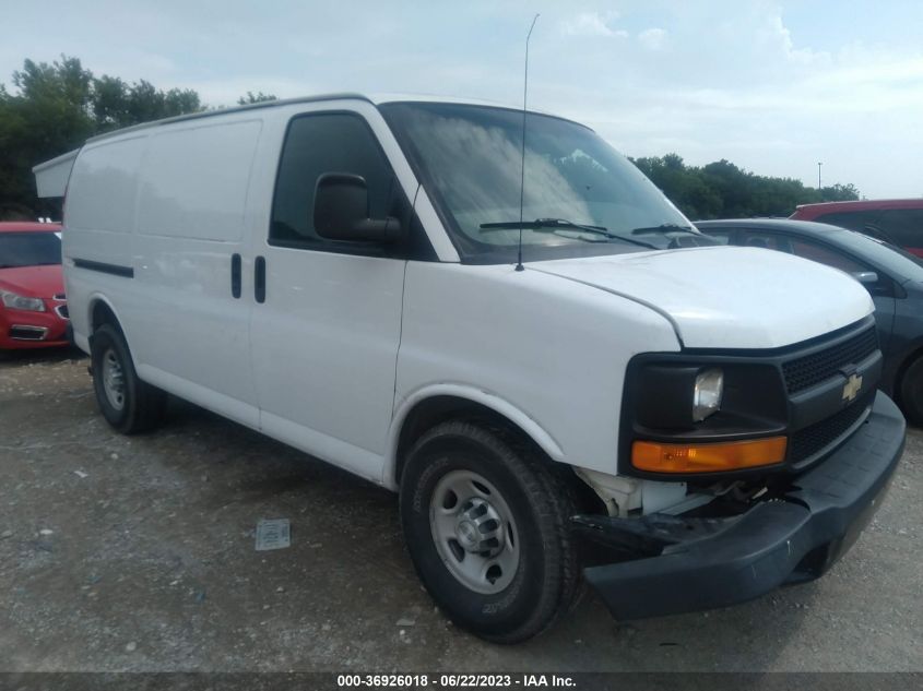 2014 CHEVROLET EXPRESS CARGO VAN - 1GCWGFCA0E1168428
