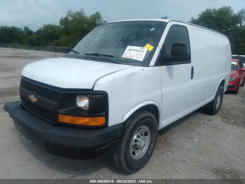 2014 CHEVROLET EXPRESS CARGO VAN - 1GCWGFCA0E1168428