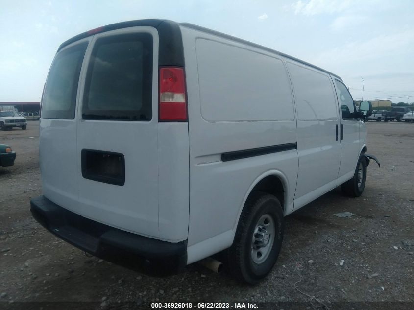 2014 CHEVROLET EXPRESS CARGO VAN - 1GCWGFCA0E1168428