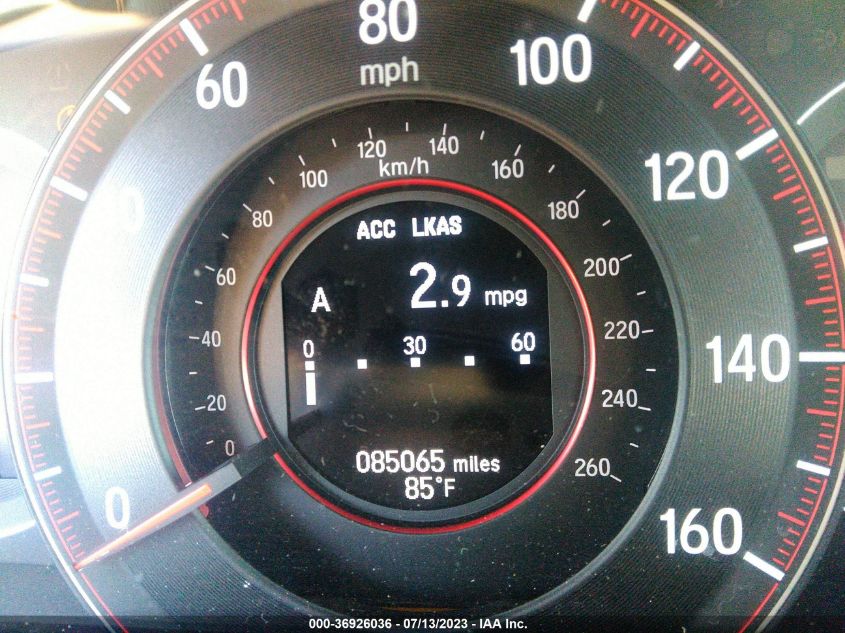 2016 HONDA ACCORD SEDAN SPORT - 1HGCR2F60GA087480