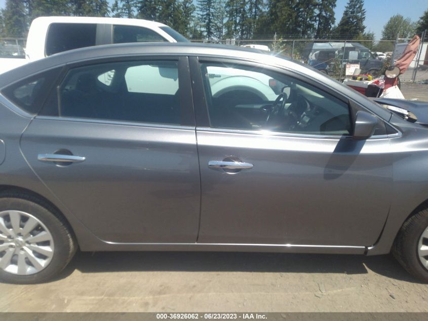 2019 NISSAN SENTRA S - 3N1AB7APXKY376476