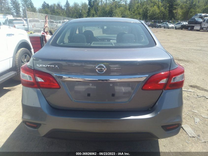 2019 NISSAN SENTRA S - 3N1AB7APXKY376476