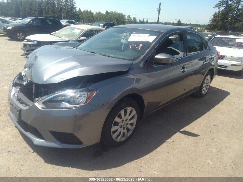 2019 NISSAN SENTRA S - 3N1AB7APXKY376476