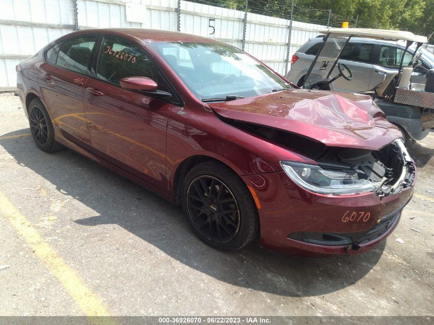 2015 CHRYSLER 200 S - 1C3CCCBB4FN671451