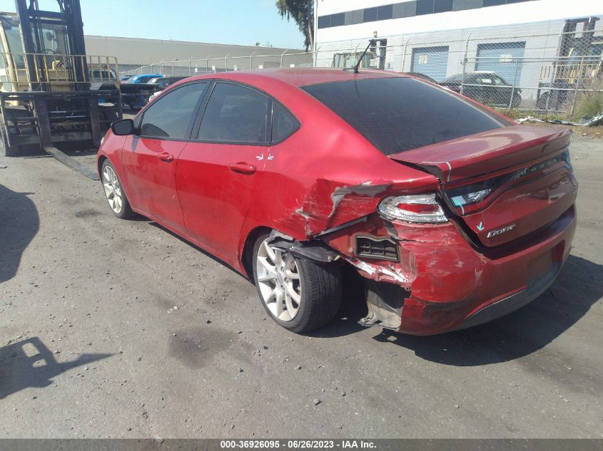 2013 DODGE DART SXT - 1C3CDFBAXDD206181
