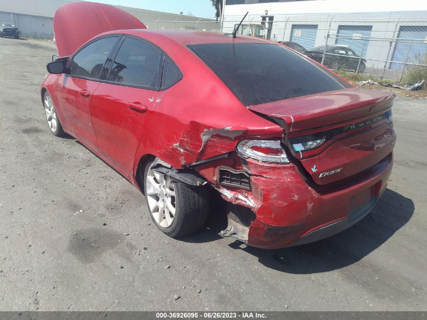2013 DODGE DART SXT - 1C3CDFBAXDD206181
