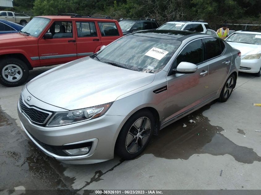 2013 KIA OPTIMA HYBRID EX - KNAGM4AD6D5049897