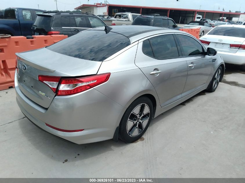 2013 KIA OPTIMA HYBRID EX - KNAGM4AD6D5049897