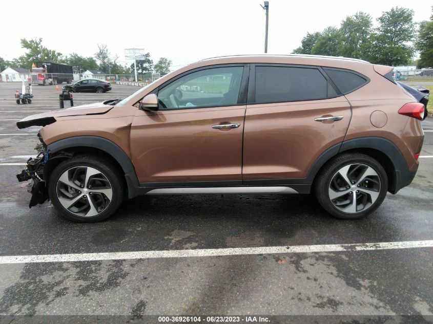 2017 HYUNDAI TUCSON LIMITED - KM8J3CA25HU357106