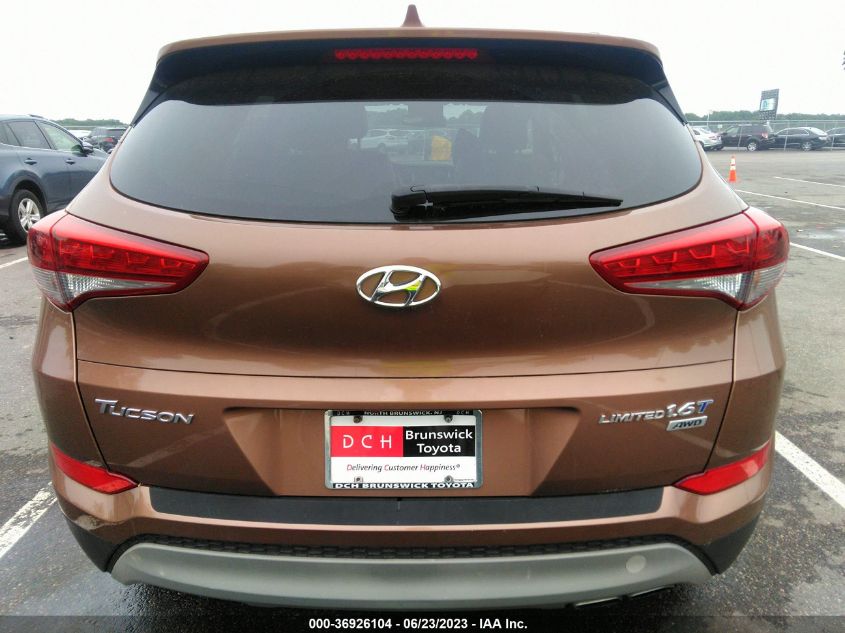 2017 HYUNDAI TUCSON LIMITED - KM8J3CA25HU357106