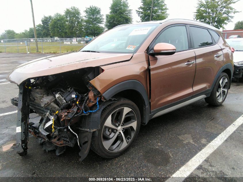 2017 HYUNDAI TUCSON LIMITED - KM8J3CA25HU357106