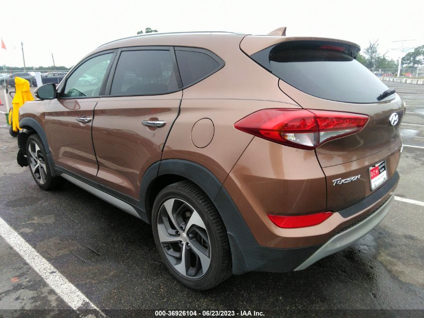 2017 HYUNDAI TUCSON LIMITED - KM8J3CA25HU357106