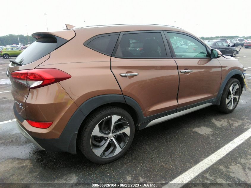 2017 HYUNDAI TUCSON LIMITED - KM8J3CA25HU357106