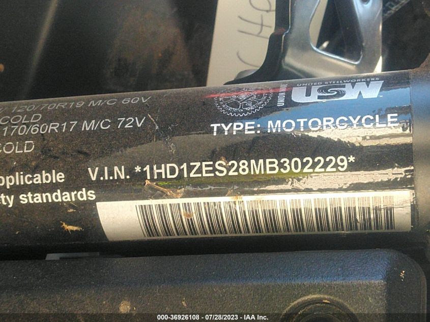 2021 HARLEY-DAVIDSON RA1250 S - 1HD1ZES28MB302229