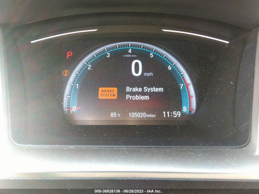 2017 HONDA CIVIC SEDAN EX - 2HGFC2F79HH504637