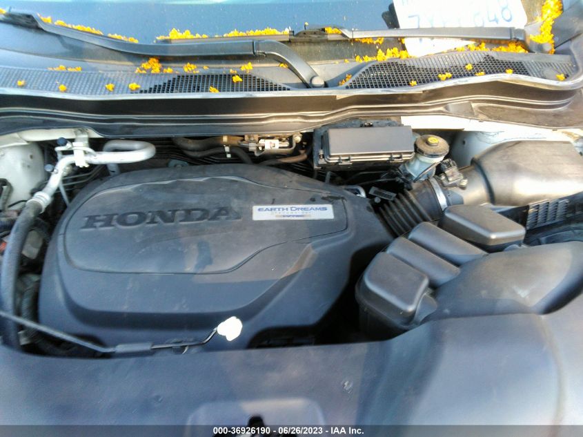 2017 HONDA PILOT EX - 5FNYF5H38HB006493