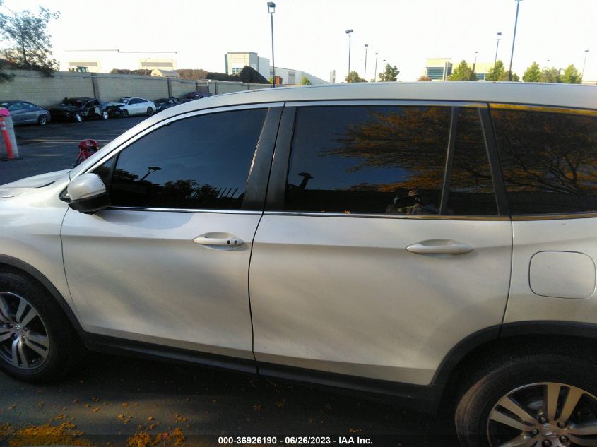 2017 HONDA PILOT EX - 5FNYF5H38HB006493