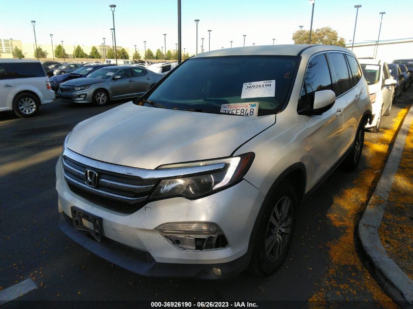2017 HONDA PILOT EX - 5FNYF5H38HB006493