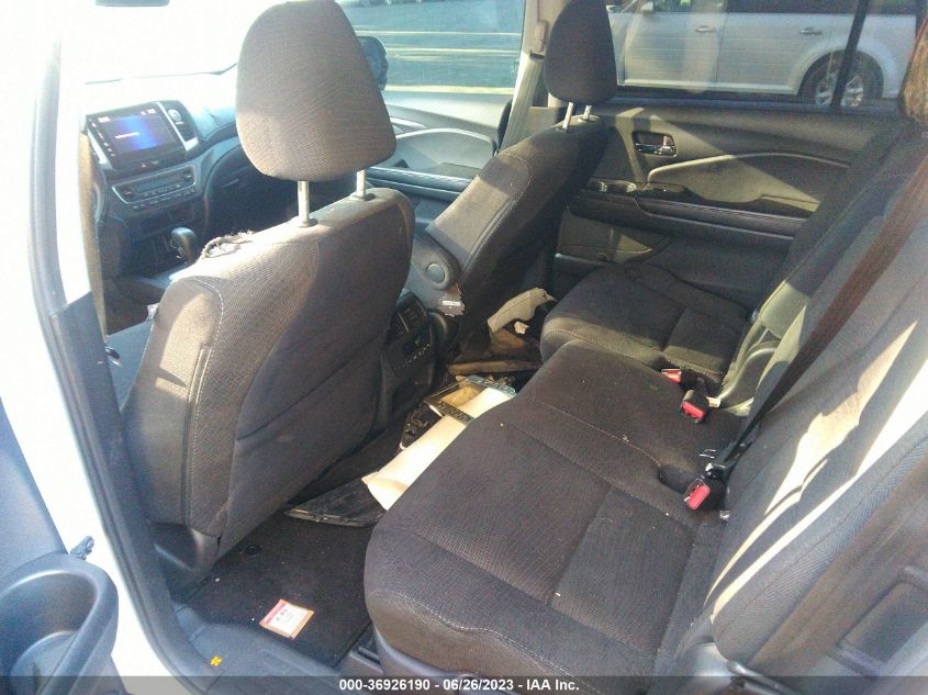 2017 HONDA PILOT EX - 5FNYF5H38HB006493