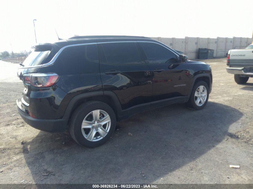 VIN 3C4NJDBBXNT125154 2022 JEEP COMPASS LATITUDE