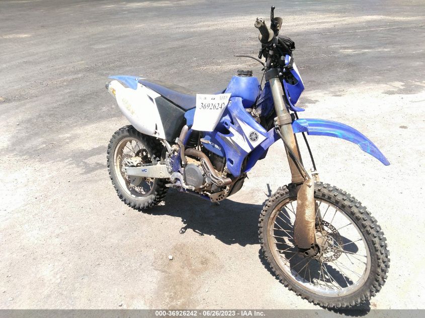 2006 YAMAHA WR450 F - JYACJ09Y56A003378