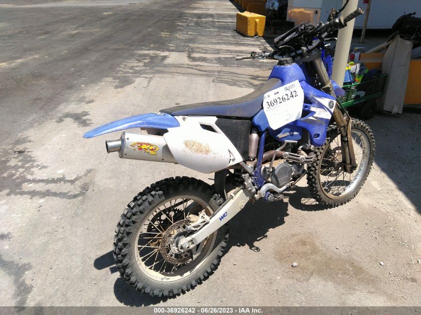 2006 YAMAHA WR450 F JYACJ09Y56A003378