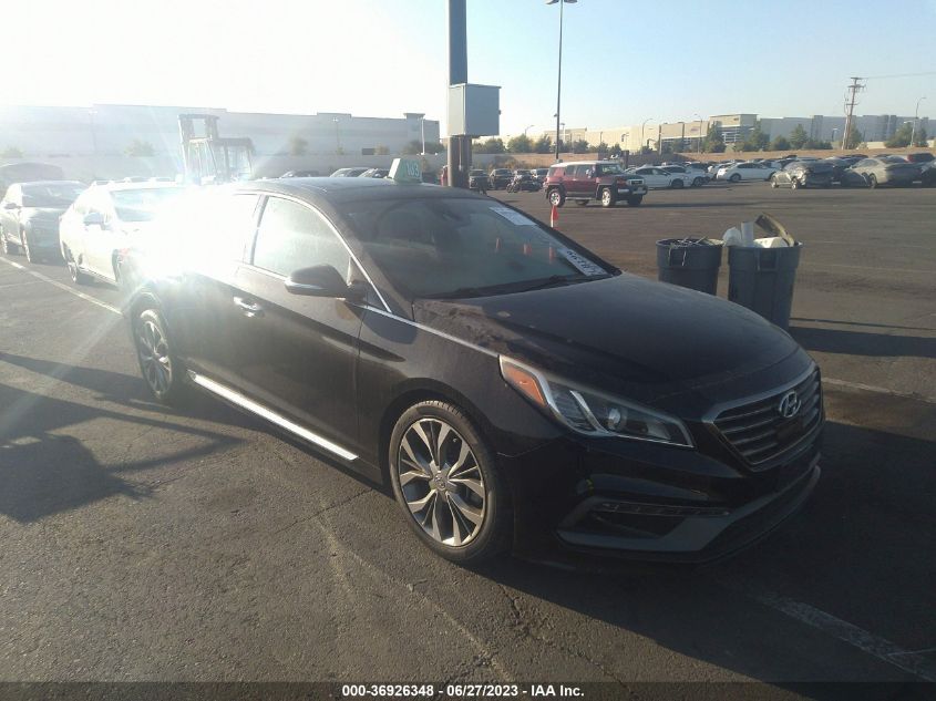 2015 HYUNDAI SONATA 2.0T LIMITED - 5NPE34AB9FH133484