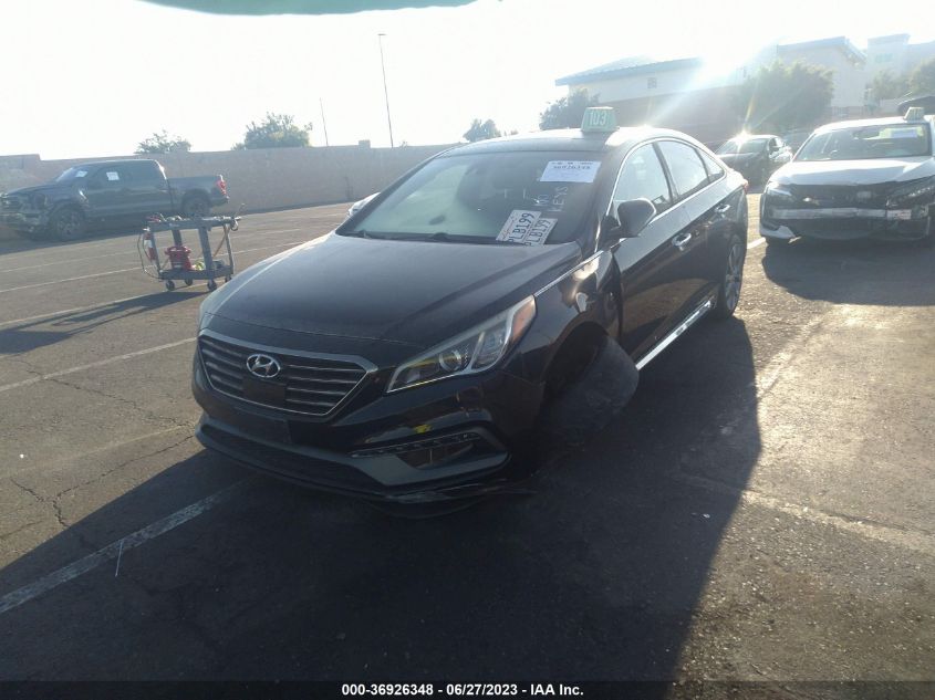 2015 HYUNDAI SONATA 2.0T LIMITED - 5NPE34AB9FH133484