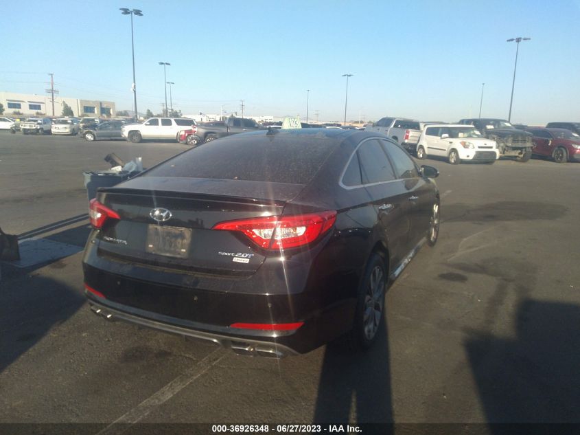 2015 HYUNDAI SONATA 2.0T LIMITED - 5NPE34AB9FH133484