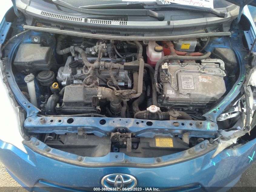 2013 TOYOTA PRIUS C ONE/TWO/THREE/FOUR - JTDKDTB3XD1550943