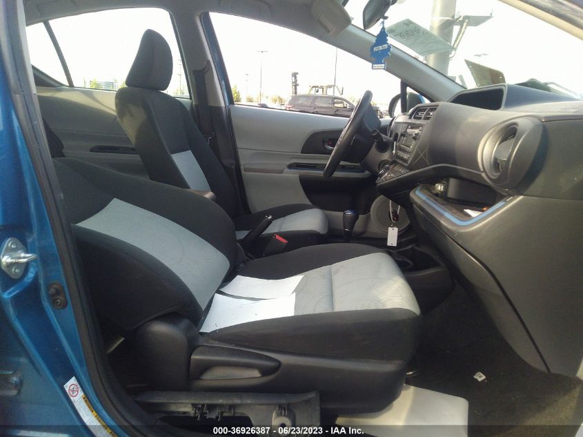 2013 TOYOTA PRIUS C ONE/TWO/THREE/FOUR - JTDKDTB3XD1550943