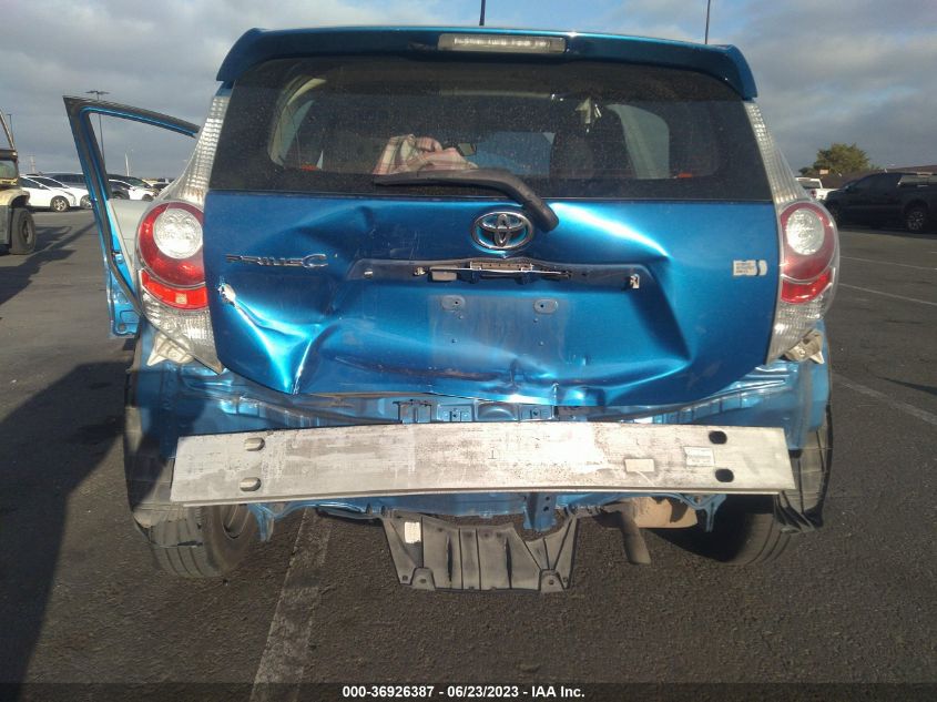 2013 TOYOTA PRIUS C ONE/TWO/THREE/FOUR - JTDKDTB3XD1550943