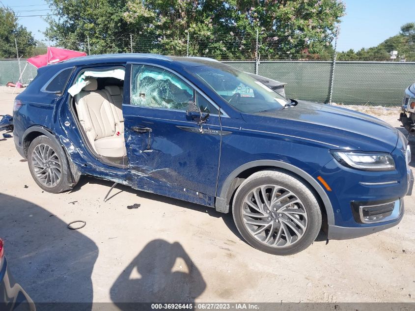 2019 LINCOLN NAUTILUS RESERVE - 2LMPJ6LP3KBL48061