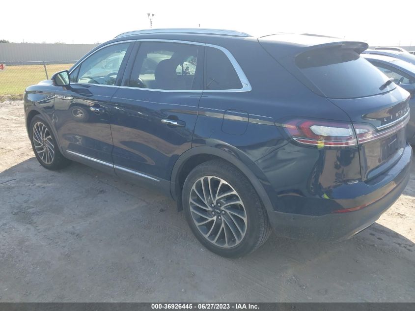 2019 LINCOLN NAUTILUS RESERVE - 2LMPJ6LP3KBL48061