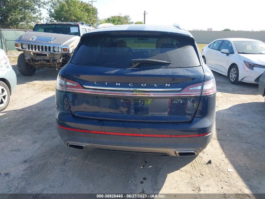 2019 LINCOLN NAUTILUS RESERVE - 2LMPJ6LP3KBL48061