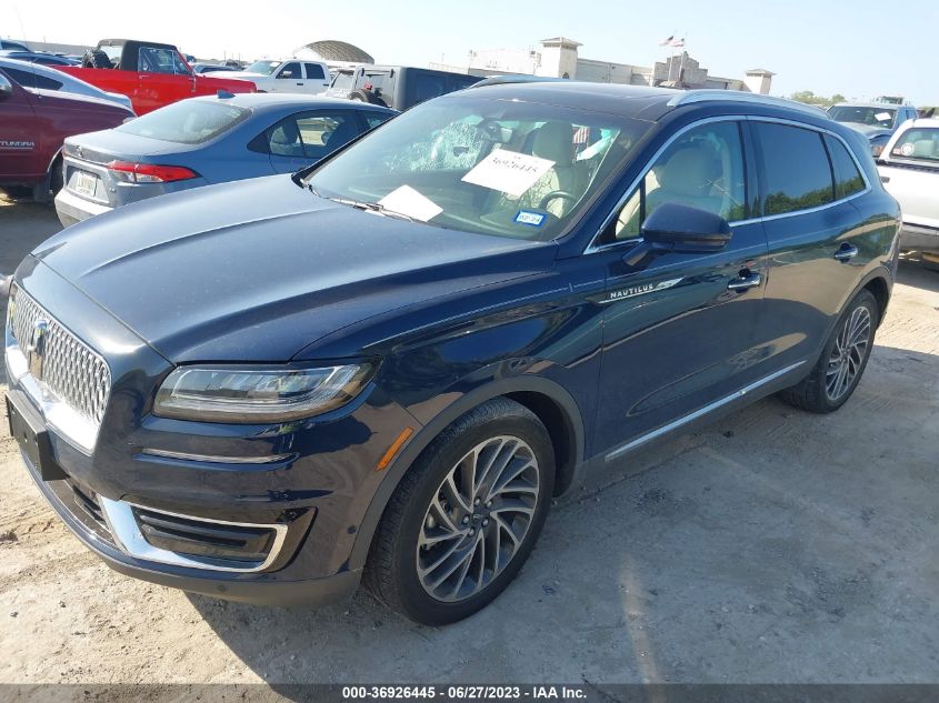 2019 LINCOLN NAUTILUS RESERVE - 2LMPJ6LP3KBL48061