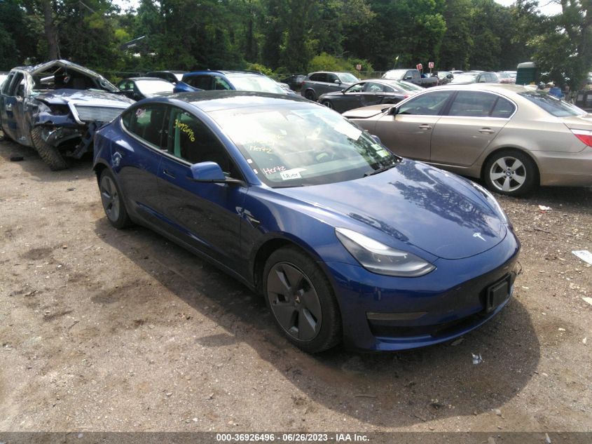 2022 TESLA MODEL 3 LONG RANGE - 5YJ3E1EBXNF288522