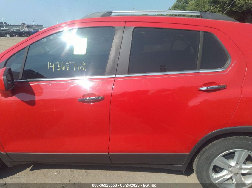 2017 CHEVROLET TRAX LT - 3GNCJLSB9HL189781